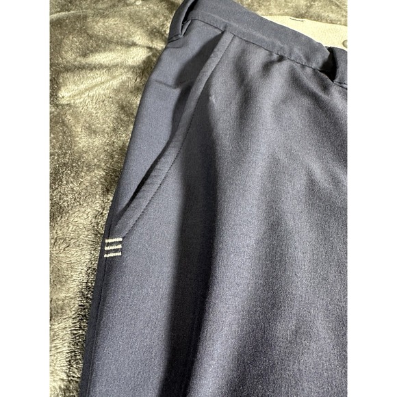 Adidas Golf Pants Men's 30x32 Climate Pleated Blue Casual Lightweight Performanc - Picture 6 of 12